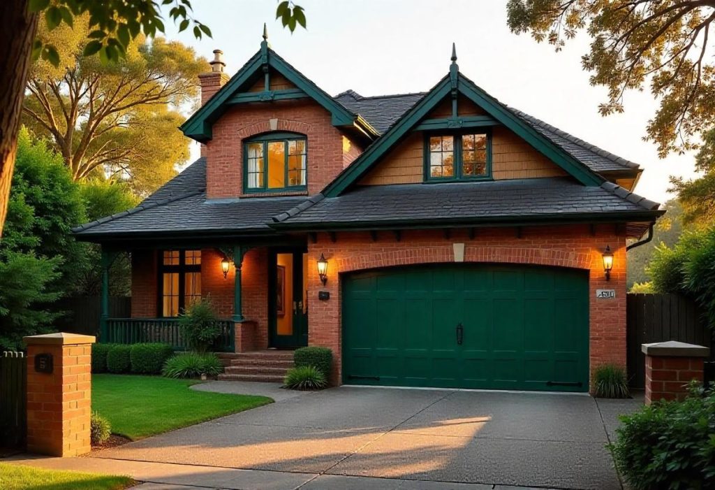 Heritage Garage Door on 1920s Federation-Style Home in Liverpool NSW