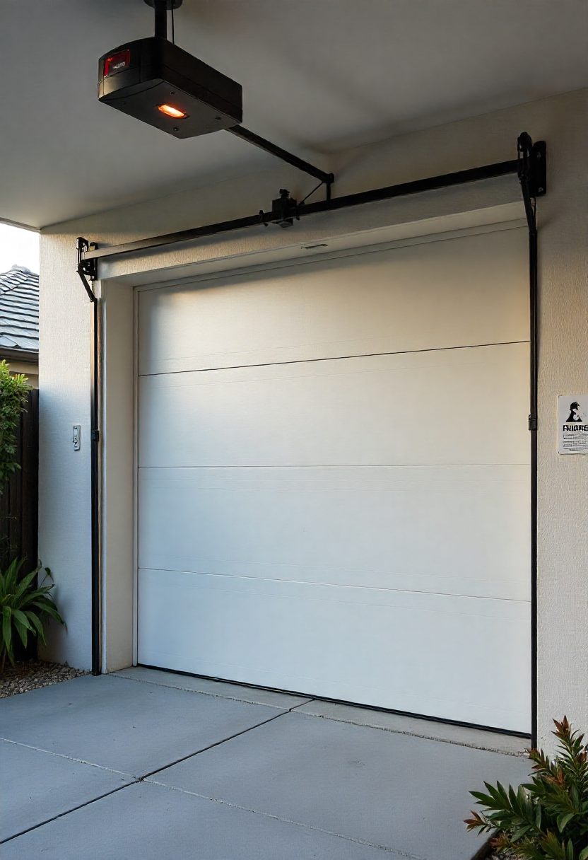 Garage door safety sensors and child protection features garage doors Schofields NSW family homes