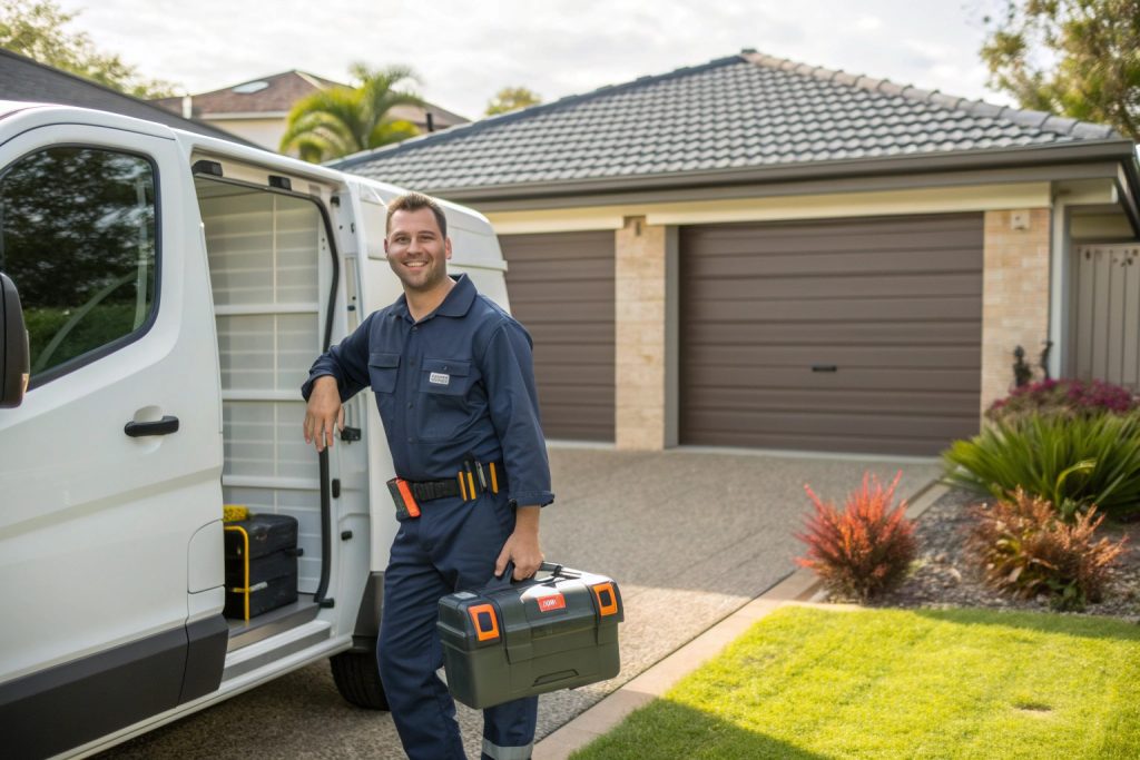 Local garage door repair technician Box Hill NSW