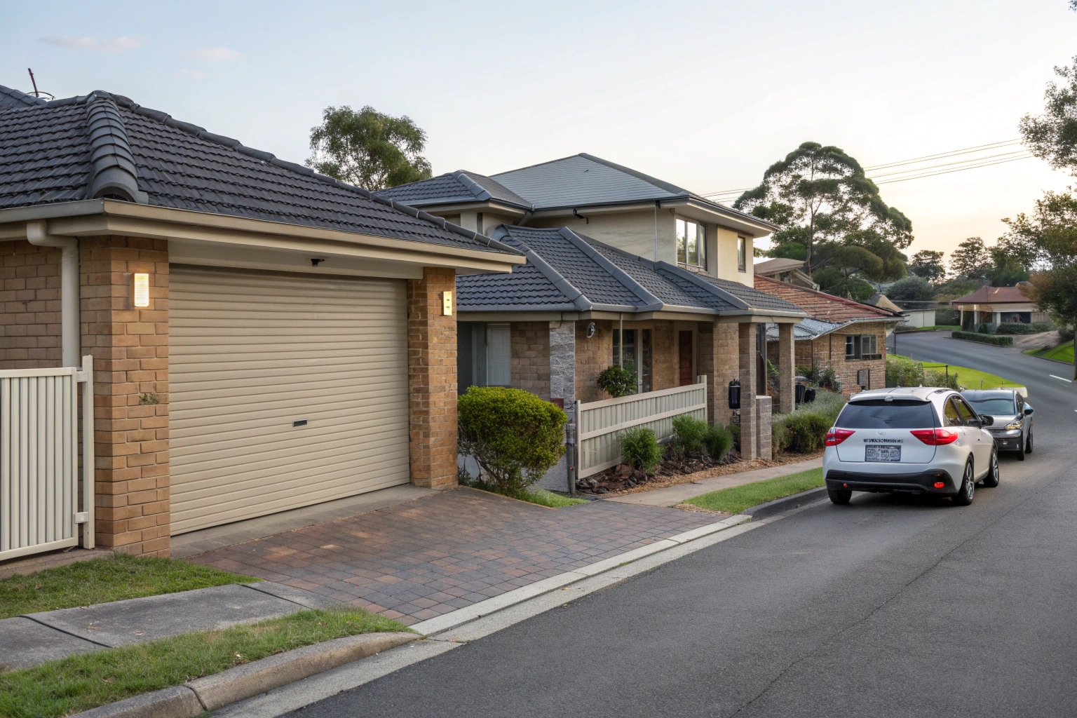 Motorised garage door operation on Bonnyrigg residential property