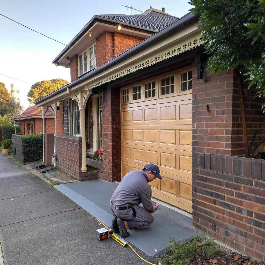 Garage door repair on a Federation home in Eastwood NSW